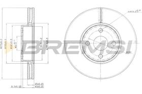 Bremsi CD7388V - DISCO DE FRENO | BRAKE DISCS