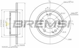 Bremsi CD7390S - DISCO DE FRENO | BRAKE DISCS