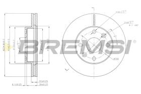 Bremsi CD7391V - DISCO DE FRENO | BRAKE DISCS