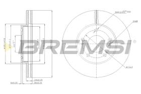 Bremsi CD7393V - DISCO DE FRENO | BRAKE DISCS