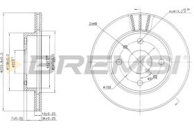 Bremsi CD7394V - DISCO DE FRENO | BRAKE DISCS