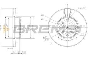 Bremsi CD7396V - DISCO DE FRENO | BRAKE DISCS