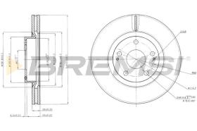 Bremsi CD7401V - DISCO DE FRENO | BRAKE DISCS
