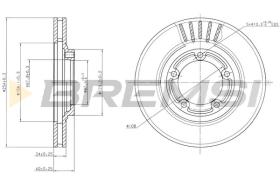 Bremsi CD7404V - DISCO DE FRENO | BRAKE DISCS