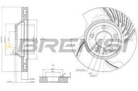 Bremsi CD7408VLS - DISCO DE FRENO | BRAKE DISCS