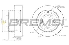 Bremsi CD7410S - DISCO DE FRENO | BRAKE DISCS