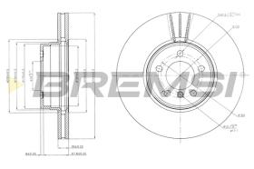 Bremsi CD7411V - DISCO DE FRENO | BRAKE DISCS