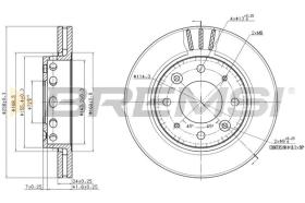 Bremsi CD7418V - DISCO DE FRENO | BRAKE DISCS