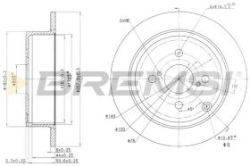 Bremsi CD7419S - DISCO DE FRENO | BRAKE DISCS