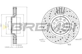 Bremsi CD7422V - DISCO DE FRENO | BRAKE DISCS