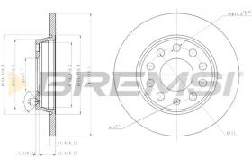 Bremsi CD7425S - DISCO DE FRENO | BRAKE DISCS
