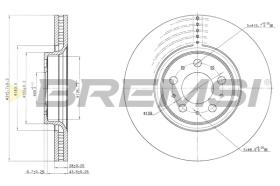 Bremsi CD7426V - DISCO DE FRENO | BRAKE DISCS