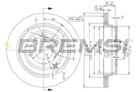 Bremsi CD7431V - DISCO DE FRENO | BRAKE DISCS