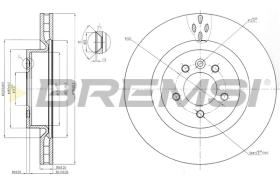 Bremsi CD7434V - DISCO DE FRENO | BRAKE DISCS