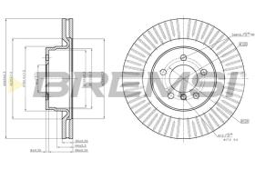 Bremsi CD7436V - DISCO DE FRENO | BRAKE DISCS