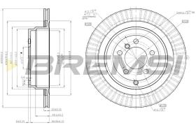 Bremsi CD7437V - DISCO DE FRENO | BRAKE DISCS
