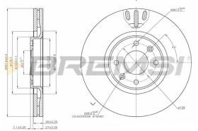 Bremsi CD7442V - DISCO DE FRENO | BRAKE DISCS