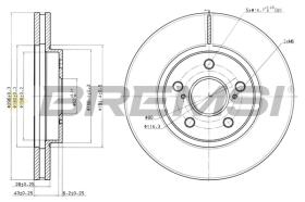 Bremsi CD7446V - DISCO DE FRENO | BRAKE DISCS