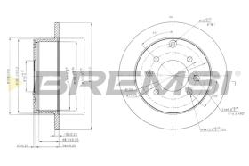 Bremsi CD7448S - DISCO DE FRENO | BRAKE DISCS