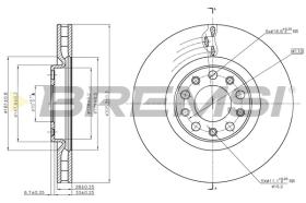 Bremsi CD7451V - DISCO DE FRENO | BRAKE DISCS