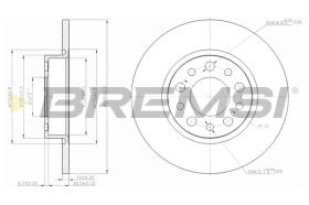 Bremsi CD7452S - DISCO DE FRENO | BRAKE DISCS