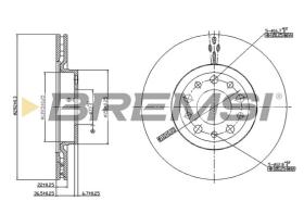 Bremsi CD7454V - DISCO DE FRENO | BRAKE DISCS