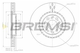 Bremsi CD7455V - DISCHI FRENO | BRAKE DISCS