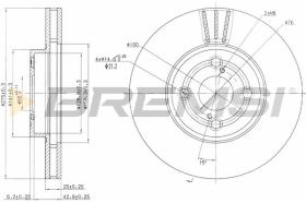 Bremsi CD7461V - DISCHI FRENO | BRAKE DISCS