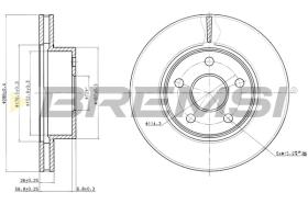 Bremsi CD7471V - DISCO DE FRENO | BRAKE DISCS