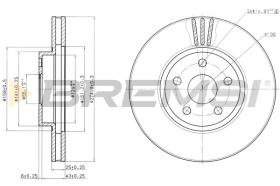 Bremsi CD7484V - DISCO DE FRENO | BRAKE DISCS