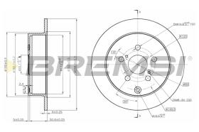 Bremsi CD7485S - DISCO DE FRENO | BRAKE DISCS