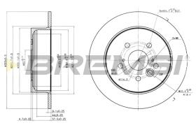 Bremsi CD7486S - DISCO DE FRENO | BRAKE DISCS