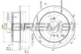 Bremsi CD7493S - DISCO DE FRENO | BRAKE DISCS