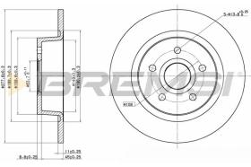 Bremsi CD7497S - DISCO DE FRENO | BRAKE DISCS