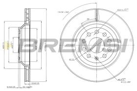 Bremsi CD7503V - DISCO DE FRENO | BRAKE DISCS