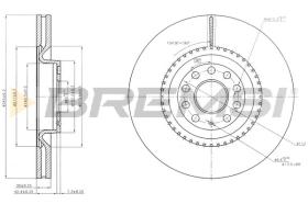 Bremsi CD7504V - DISCO DE FRENO | BRAKE DISCS