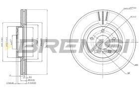 Bremsi CD7505V - DISCO DE FRENO | BRAKE DISCS