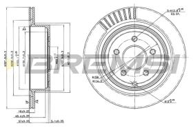 Bremsi CD7506S - DISCO DE FRENO | BRAKE DISCS