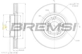 Bremsi CD7508V - DISCO DE FRENO | BRAKE DISCS