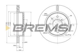 Bremsi CD7509V - DISCO DE FRENO | BRAKE DISCS