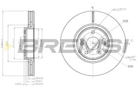 Bremsi CD7511V - DISCO DE FRENO | BRAKE DISCS