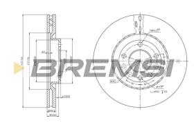 Bremsi CD7512V - DISCO DE FRENO | BRAKE DISCS
