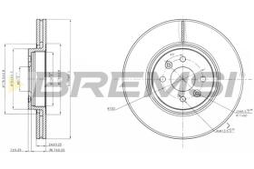 Bremsi CD7513V - DISCO DE FRENO | BRAKE DISCS