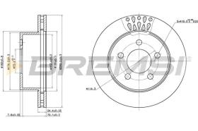 Bremsi CD7525V - DISCO DE FRENO | BRAKE DISCS