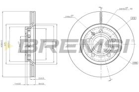 Bremsi CD7526V - DISCO DE FRENO | BRAKE DISCS