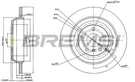 Bremsi CD7530S - DISCO DE FRENO | BRAKE DISCS