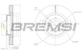 Bremsi CD7533V - DISCO DE FRENO | BRAKE DISCS