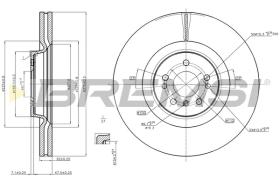 Bremsi CD7534V - DISCO DE FRENO | BRAKE DISCS