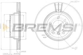 Bremsi CD7535V - DISCO DE FRENO | BRAKE DISCS