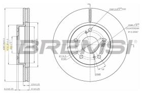 Bremsi CD7539V - DISCO DE FRENO | BRAKE DISCS
